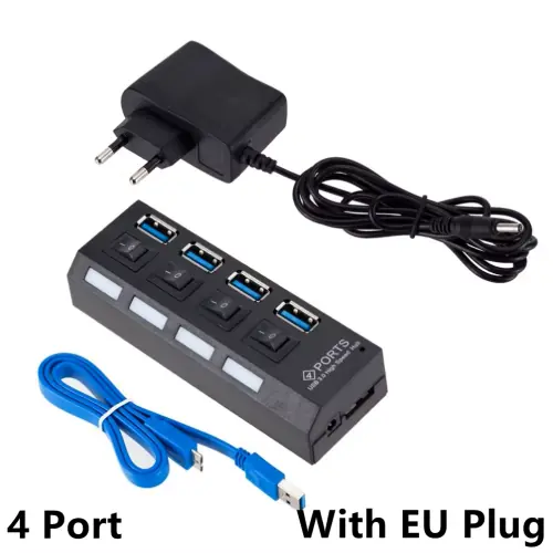 4 ports avec prise EU