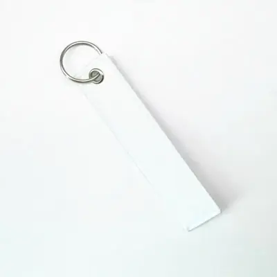 Image de Porte-clés personnalisé avec nom brodé - Style moto & aviation