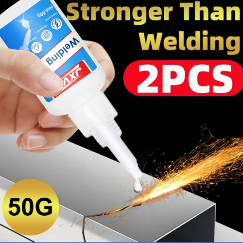 Image of Natural High-Strength Oil-Based Welding Glue for Instant Bonding of Resin, Ceramic, Metal, Glass, Plastic, and Wood – Includes Dispenser