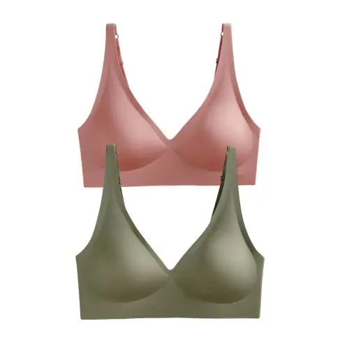Image de Bralette sans couture push-up doux et sexy - Décolleté profond