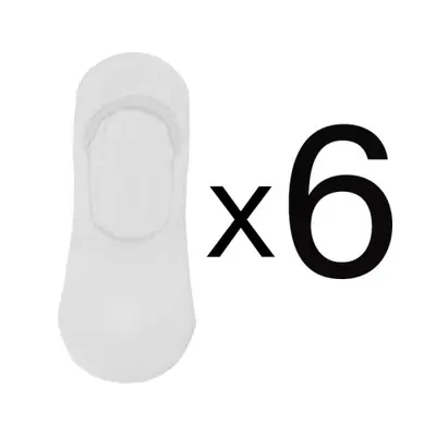 Image de Chaussettes Invisibles Bambou pour Hommes - Lot de 6