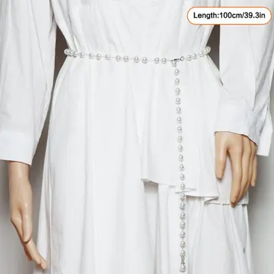 Image de Chaîne de Taille Perles Imitation - Style Élégant pour Femmes