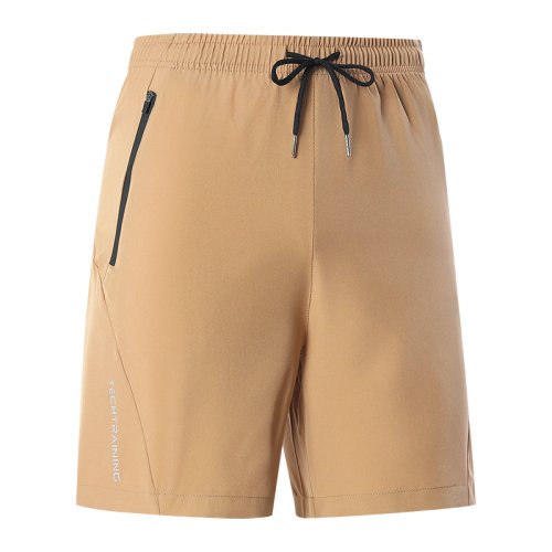 Afbeelding van Herenbroeken Zomer Gym Workout Hardlopen Fietsen Sneldrogend Ademend Trekkoord Taille Sportshorts Reflecterend