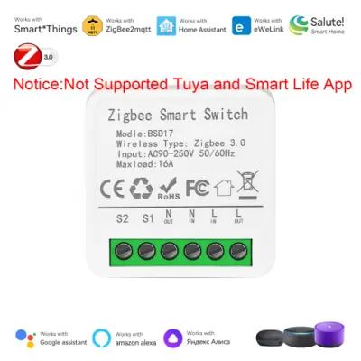 Image de Interrupteur Intelligent WiFi avec Contrôle Vocal et Suivi de Consommation