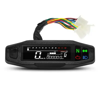 Image de Compteur de Vitesse Moto Numérique LED - Universel & Étanche