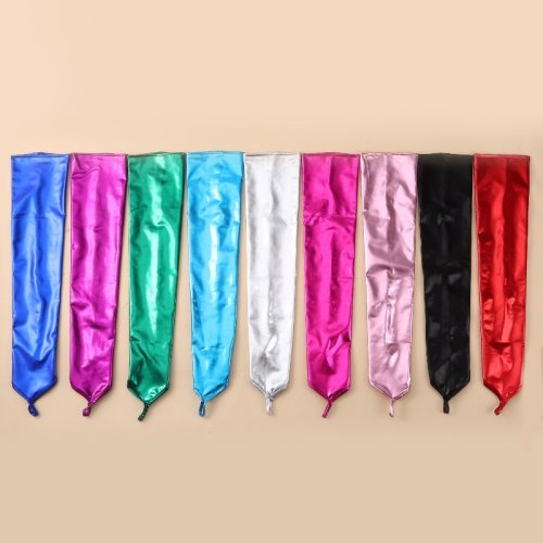 Bild von Stilvolle Mehrfarbige Lederhandschuhe für Frauen – 48 cm