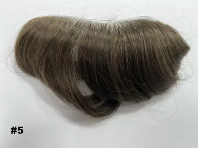 Image de Unité de Remplacement de Cheveux Homme - Style V Droit Naturel