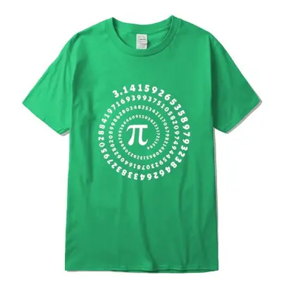 Image de T-Shirt Homme Imprimé Pi - 100% Coton, Détente & Style