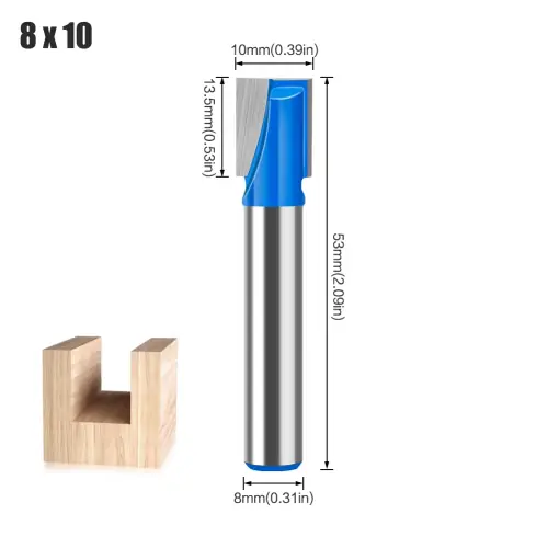 Image de Fraise CNC 8mm pour Bois - Précision & Durabilité