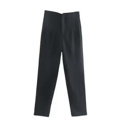 Image de Pantalon Crayon Élégant pour Femme - Noir, Rose, Blanc