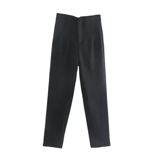 Image de Pantalon Crayon Élégant pour Femme - Noir, Rose, Blanc