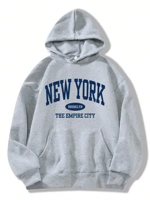Image de Sweat à Capuche NYC Brooklyn - Style Y2K Coloré