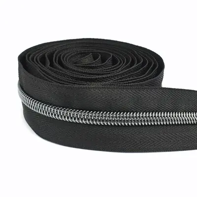 Image de Fermetures Éclair Nylon 10m - Kit Réparation Vêtements & Couture