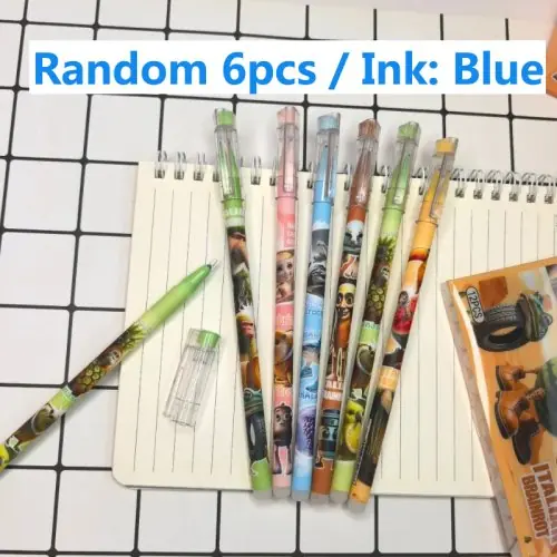 Image de Stylos Gel Dessin Animé - Lot de 12