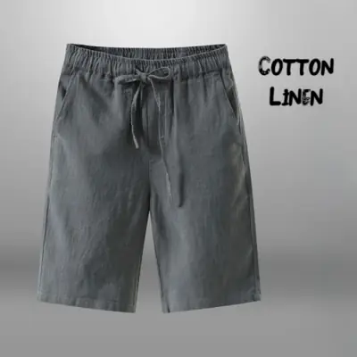 Image de Shorts Hommes Coton Lin - Respirants & Décontractés