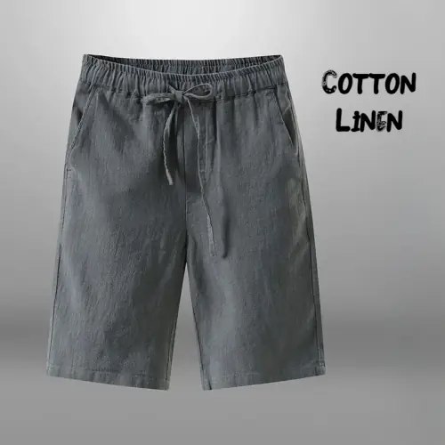 Image de Shorts Hommes Coton Lin - Respirants & Décontractés