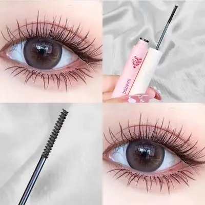 Image de Mascara Ultra-Fine Fiber de Soie - Cils Allongés & Bouclés