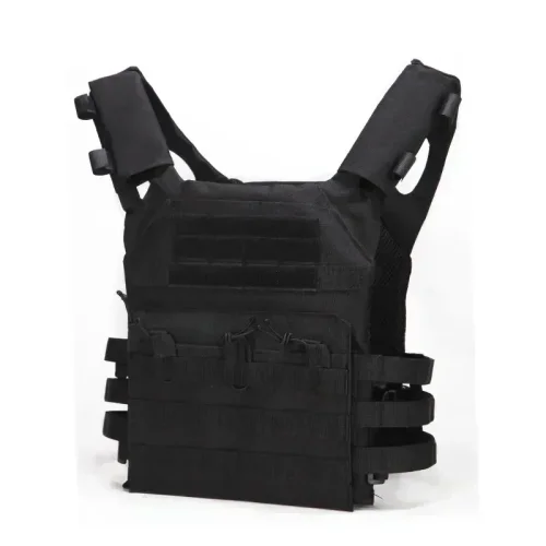 Immagine di Gilet tattico in nylon Armatura da caccia Accessori softair Gilet mimetico MOLLE da combattimento