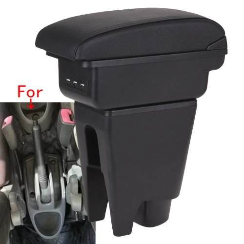 Image of Universal Armrest Storage Box for Citroen C1, Peugeot 107, Toyota Aygo – Car Interior Organizer with Simple Installation