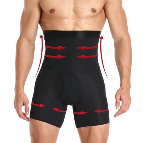 Afbeelding van Mannen Tummy Controle Shorts Body Shaper Compressie Hoge Taille Trainer Buik Tummy Controle Afslanken Shapewear Boxer Ondergoed Fajas