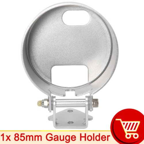 Afbeelding van AD 85MM Brandstofdrukmeting 4 in 1 multifunctionele meter Oliedrukmeter Brandstofniveau Watertemperatuurmeter Voltmeter met alarm