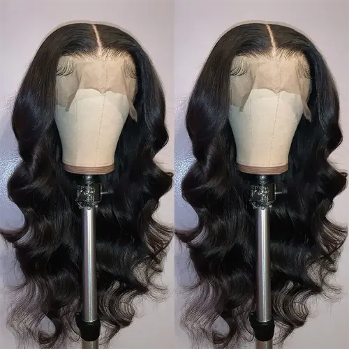 Image de Perruque Synthétique Body Wave Longue Sans Colle