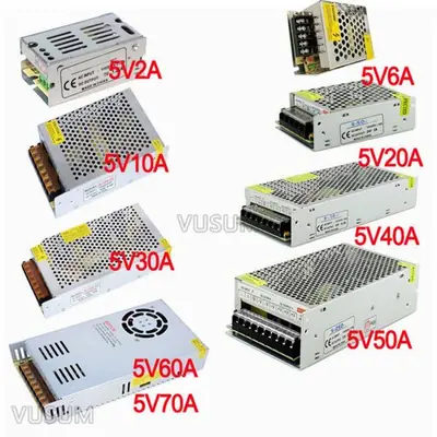 Image de Alimentation LED 5V - Transformateur AC/DC 110V-220V