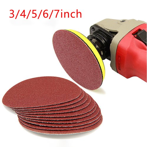 Afbeelding van Schuurschijven Set van 3 tot 7 inch – 100, 125, 150, 180 mm – 40 tot 2000 Grit – Voor Metaal, Geëmailleerd Oppervlak en Houtbewerking – Schuurpapier voor Elektrische Schuurmachine