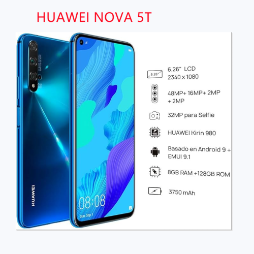Immagine di Huawei Nova 5T - Smartphone 4G con 48 MP e 6,26"