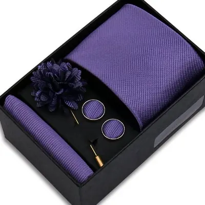 Image de Cravate Homme Élégante - Ensemble Cadeau de Luxe