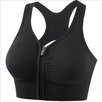 Image de Soutien-gorge de Sport à Fermeture Éclair - Grande Taille