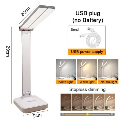 Image de Lampe LED Tactile Rechargeable - Éclairage Doux & Pratique