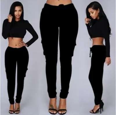 Image de Jeans Skinny Élastiques Taille Haute - Look Y2K