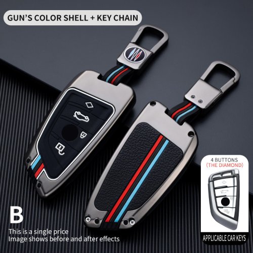 Image of Premium Car Key Case Cover for BMW X1 X3 X4 X5 F15 X6 F16 G30 7 Series G11 F48 F39 520 525 F30 118i 218i 320i – Sleek Protection & Style for Your Vehicle Key