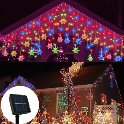 Image de Flocon de Neige Solaire Extérieur - Décoration Noël & Fêtes