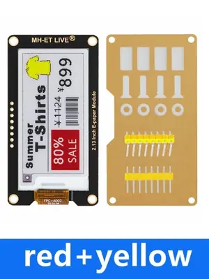 Image de Écran E-Ink 2.13" SPI pour Arduino, Raspberry Pi & ESP32