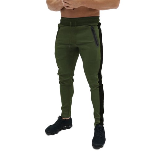 Afbeelding van 2024 Nieuwe Cargobroek Heren Losse Rechte Sportkleding Effen Kleur Joggingbroek Veelzijdige Joggingbroek Geweven Casual Herenbroek ﻿