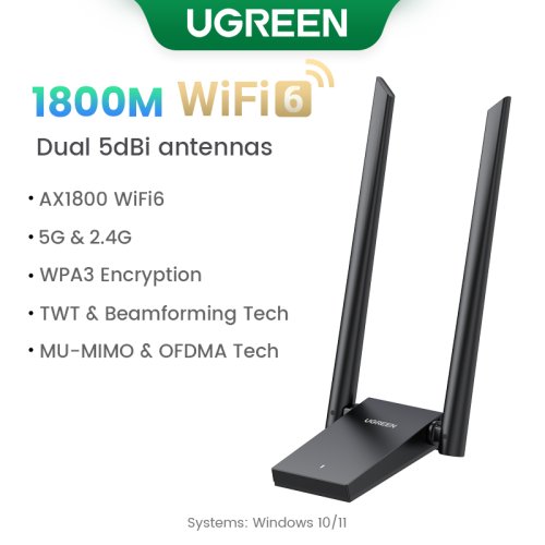 AX1800 doppio antenna