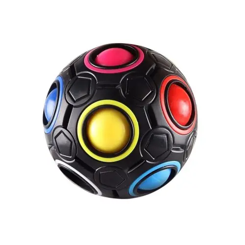 Image de Cube Anti-Stress Magique - Fidget Toy Arc-en-Ciel