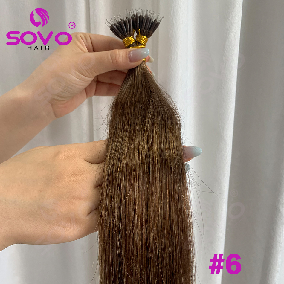 Image de Extensions Cheveux Naturels Blond Remy - Micro Anneaux Pré-Collés