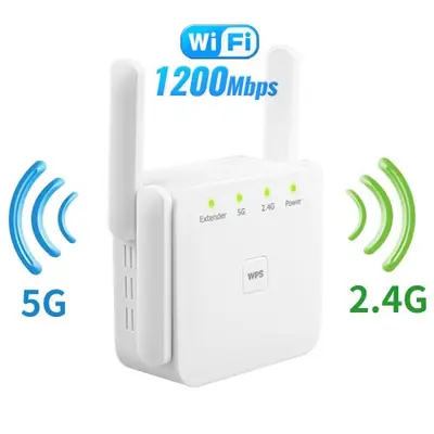 Image de Répéteur WiFi 5G 1200Mbps - Extension de Réseau Ultra-Rapide