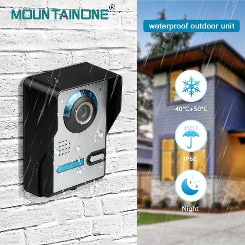 Imagen de Videoportero Exterior con Cámara 1000TVL - Seguridad al Aire Libre