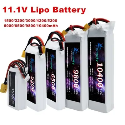 Image de Batterie LiPo 3S pour Voiture RC - Puissance et Durée