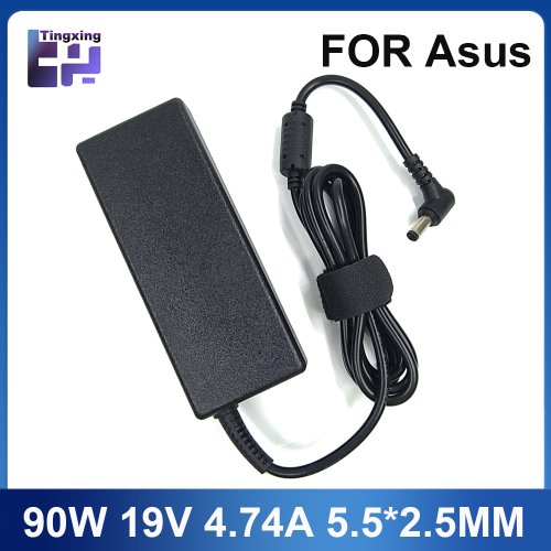 Zdjęcie Zasilacz do laptopa Asus, Toshiba, Lenovo – uniwersalny adapter 19V 4.74A 90W z wtyczką 5.5x2.5mm dla modeli A46C, X43B, A8J, K52, U1, U3, S5, W3, W7, Z3