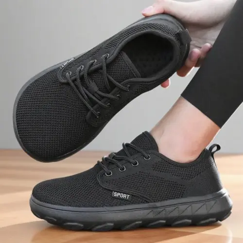Image de Baskets Femme Confortables à Bout Large - Respirantes & Antidérapantes