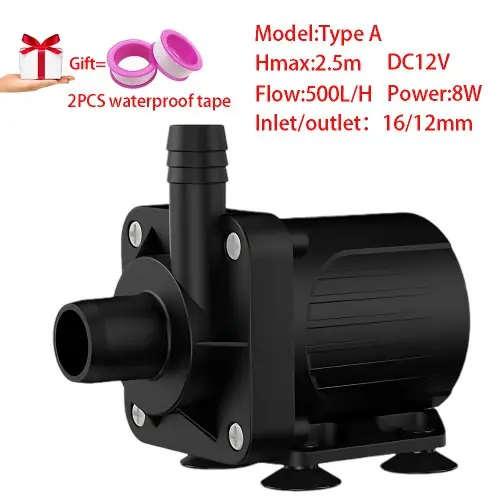 Image de Pompe de Circulation Silencieuse 12V - 500-650 L/H