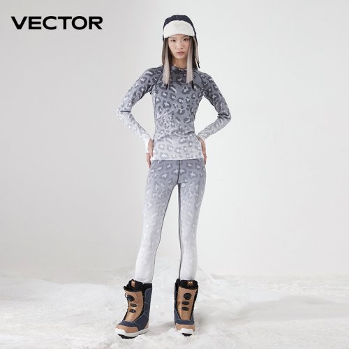 Imagen de Conjunto de Ropa Interior Térmica para Mujer en Microfibra de Lana, Calzoncillos Largos y Pantalones de Secado Rápido para Invierno