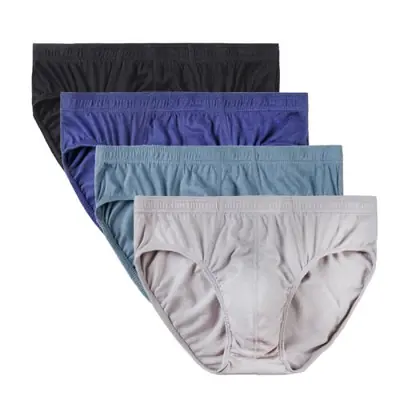 Image de 4 Slips Hommes Coton Respirant - Confort & Style
