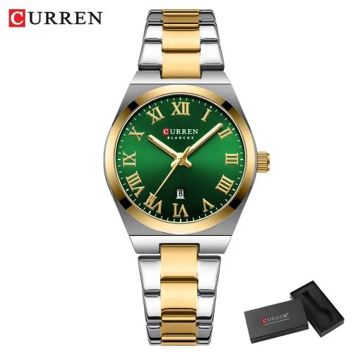 Gold green box