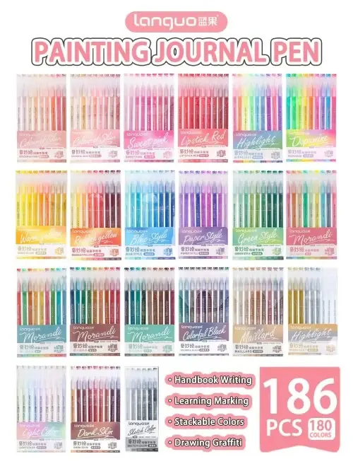 180 Farben-186 Stk.